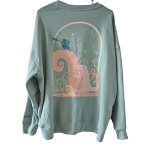 Disney Parks Moana How Far I’ll Go Crewneck Sweatshirt  Large Oversize